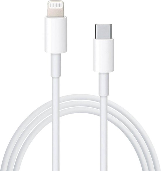 Kabel USB C naar Lightning 1 meter (Geschikt voor Apple) - USB C kabel 1 meter - Lightning naar USB C kabel