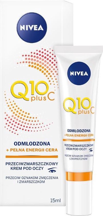 Nivea - Q10 Energy Fresh Look Eye Care - Energizing Anti-Wrinkle Eye Cream  | bol