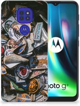 Silicone Hoesje Motorola Moto G9 Play | E7 Plus GSM Hoesje Badges