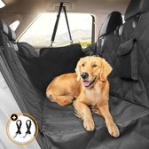 Siège de voiture pour chien, couverture pour siège arrière et coffre, imperméable, antidérapant et résistant aux rayures avec ceintures de sécurité et sac de transport, housses de siège arrière pour bus SUV