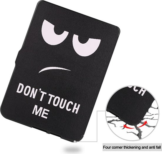 Kobo Nia eReader 6-inch (2020) Hoesje - Portemonnee Book Case - Don't Touch Me Print van Kobo — afbeelding 5