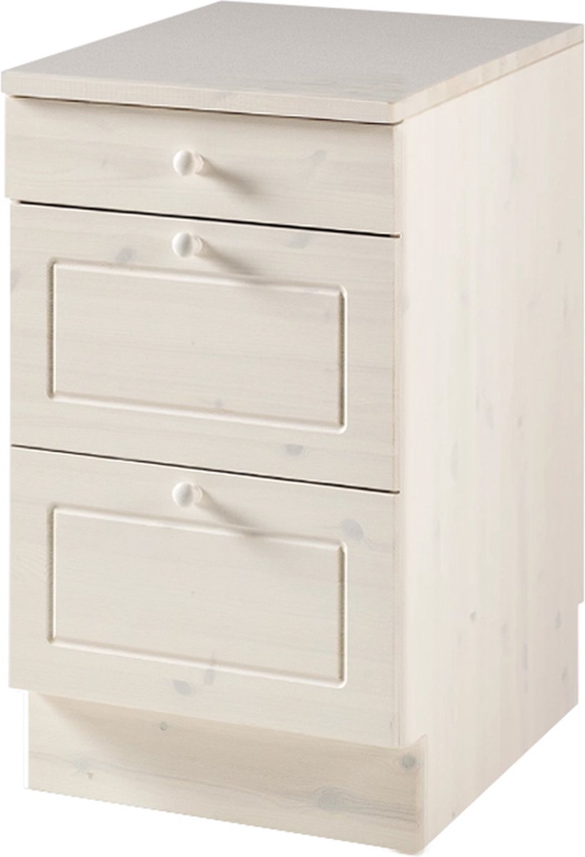 Anita-Commode - Grenen Wit