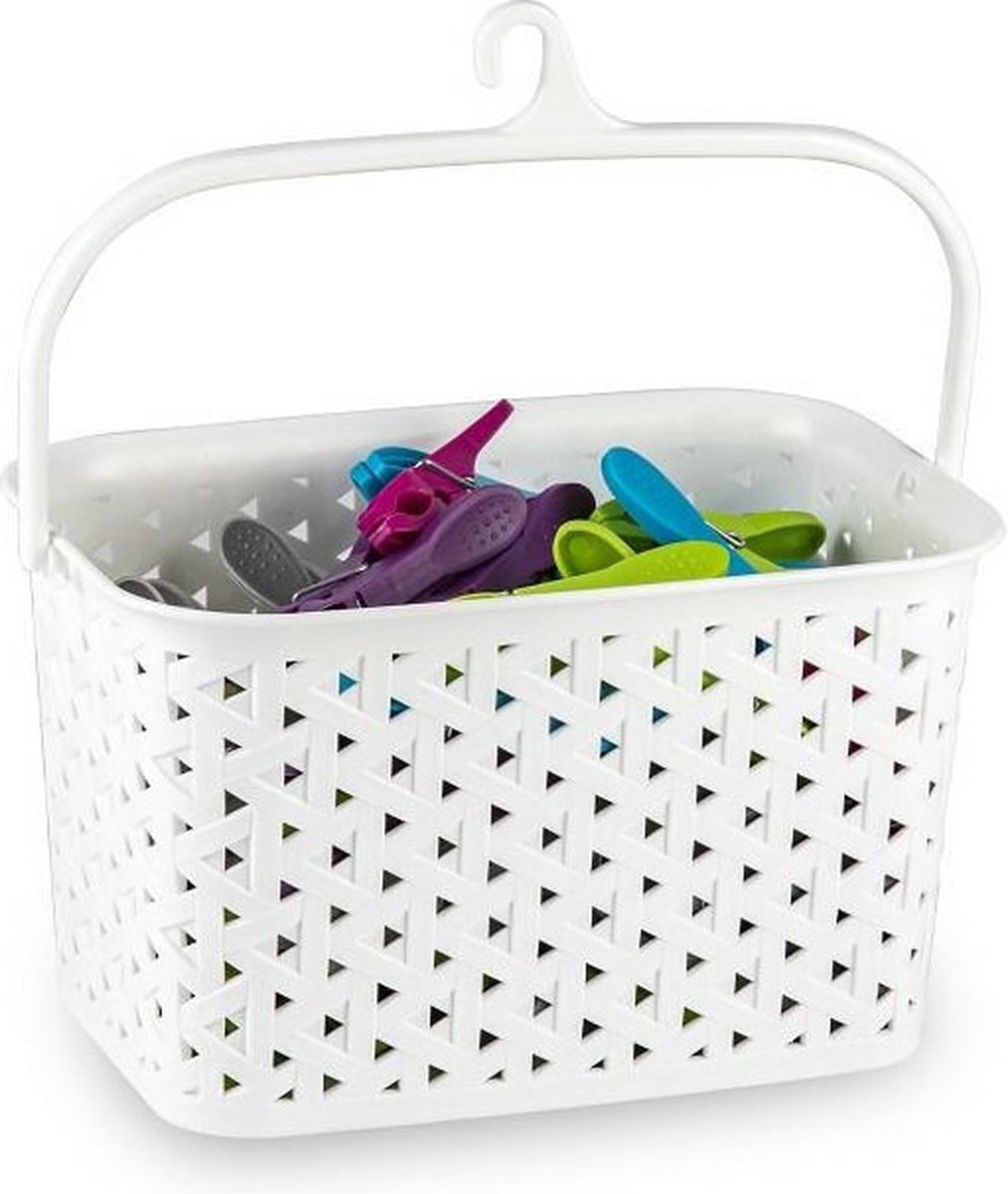 Panier A Pinces A Linge En Plastique - Rangements Et Dressing - Maison
