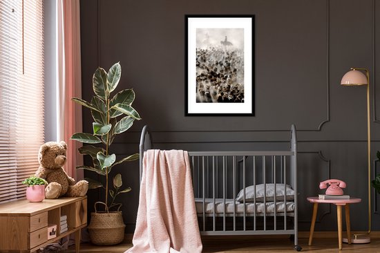 Cadre photo - Affiche - Mouton - Herder - Cheval - 60x90 cm - Posters - Cadre