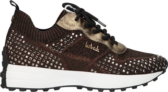 La Strada Bruine sneaker met steentjes dames maat 36 bol