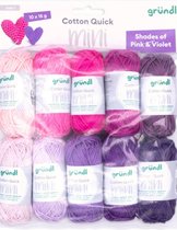 6145-7 Cotton Quick Mini Shades of Pink and Violet 10x15gram