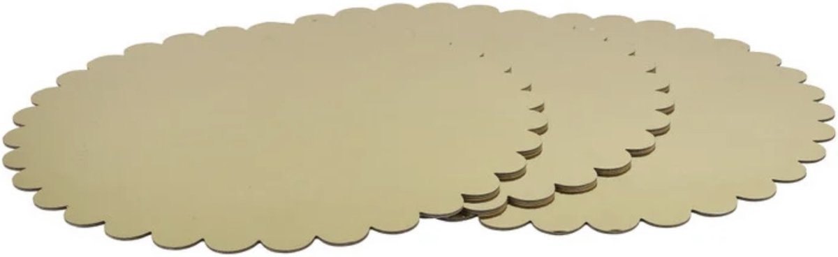 WDZGX Cake Board 25 cm rond cakeboard ronde taartonderlegger 6 stuks herbruikbare taartonderplaten voor transport taarten en taarten