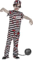 Funidelia | Zombie Gevangene Kostuum Voor voor jongens - Ondood, Halloween, Horror - Kostuum voor kinderen Accessoire verkleedkleding en rekwisieten voor Halloween, carnaval & feesten - Maat 97 - 104 cm - Zwart