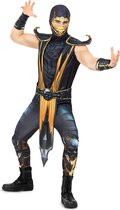 Funidelia | Scorpion Kostuum Mortal Kombat voor mannen - Videospellen - Kostuum voor Volwassenen Accessoire verkleedkleding en rekwisieten voor Halloween, carnaval & feesten - Maat M - Zwart