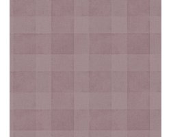 RUITEN BEHANG | Geblokt - Lila - A.S. Création Natural Living D`eco