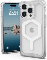 UAG - Plyo Mag iPhone 15 Pro Hoesje - transparant/wit