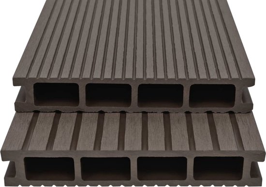 VALDERN 100 stuks composiet terrasklemmen kunststof met schroeven | verborgen dekbevestigingen | WPC T-clips | Multipack bevestigingen, zwart, 19 x 38 x 11 mm