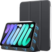 Shop4 - Geschikt voor iPad mini (2021) Hoes - Magnetische Smart Cover Zwart