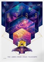 James Webb Space Telescope | Space, Astronomie & Ruimtevaart Poster | B2: 50x70 cm