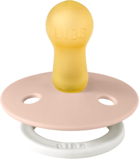 Bibs Blush Glow maat 2 Glow in the Dark Natuurrubber Leeftijd