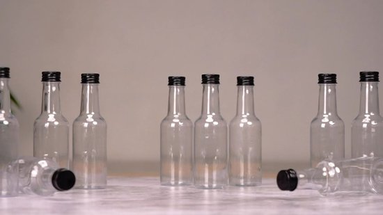 Lot de 24 Mini bouteilles de Liqueur – Bouteilles de liqueur vides
