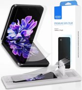 Whitestone Premium Gen Film Screen Protector Geschikt voor Samsung Galaxy Z Flip 5 | PET Display Folie met Installatie Kit