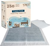 Ypet Puppy Pads - 250 pièces - Apprentissage de la propreté pour Chiens - Tapis d'entraînement - Toilettes pour chiens - 60x60cm
