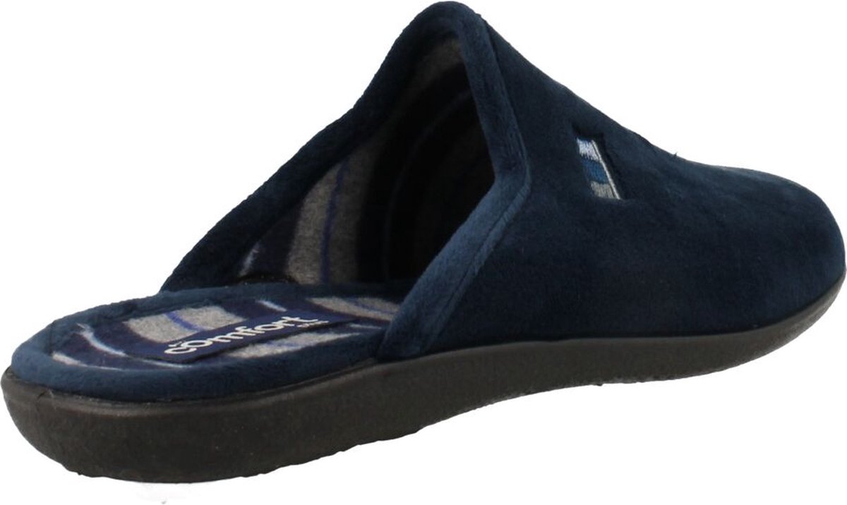 Comfort plus heren pantoffel blauw BLAUW 40