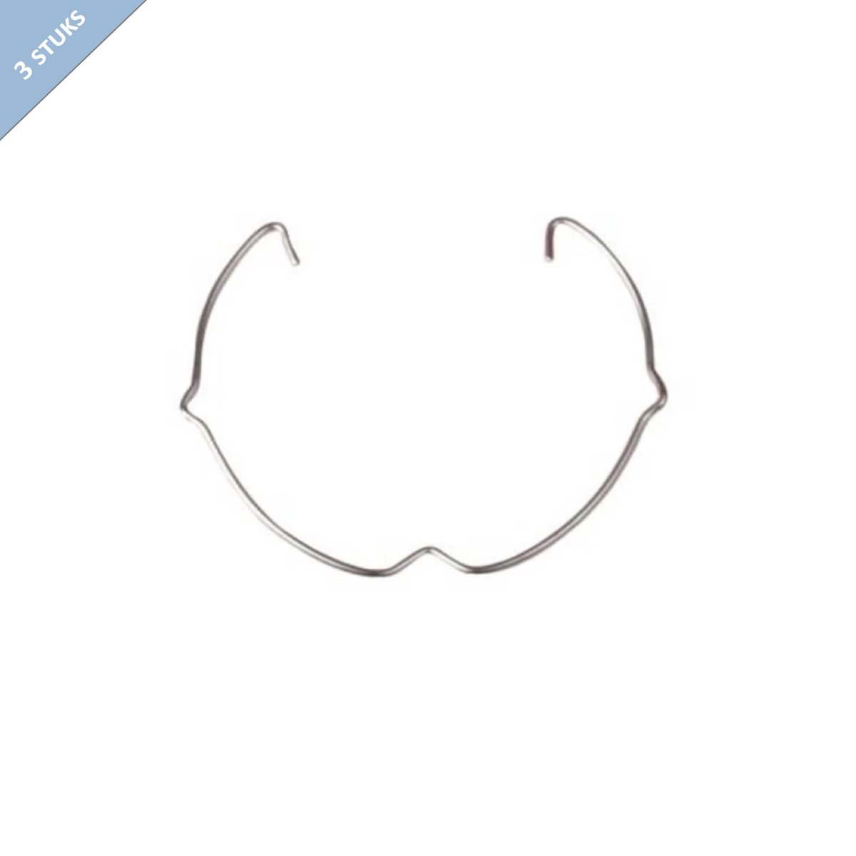 50 Clips De Fixation Pour Spots Encastrés - Acier Inoxydable - Compatible GU10/MR16 - Installation Facile - Anneaux De Retenue