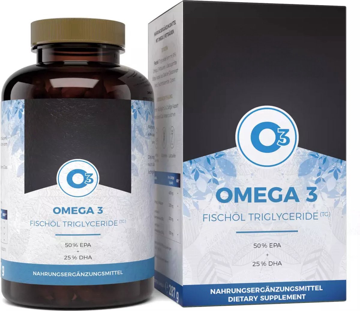 Omega 3 visolie triglyceridenvorm - 4000mg - 50% EPA / 25% DHA - 240 Softgels