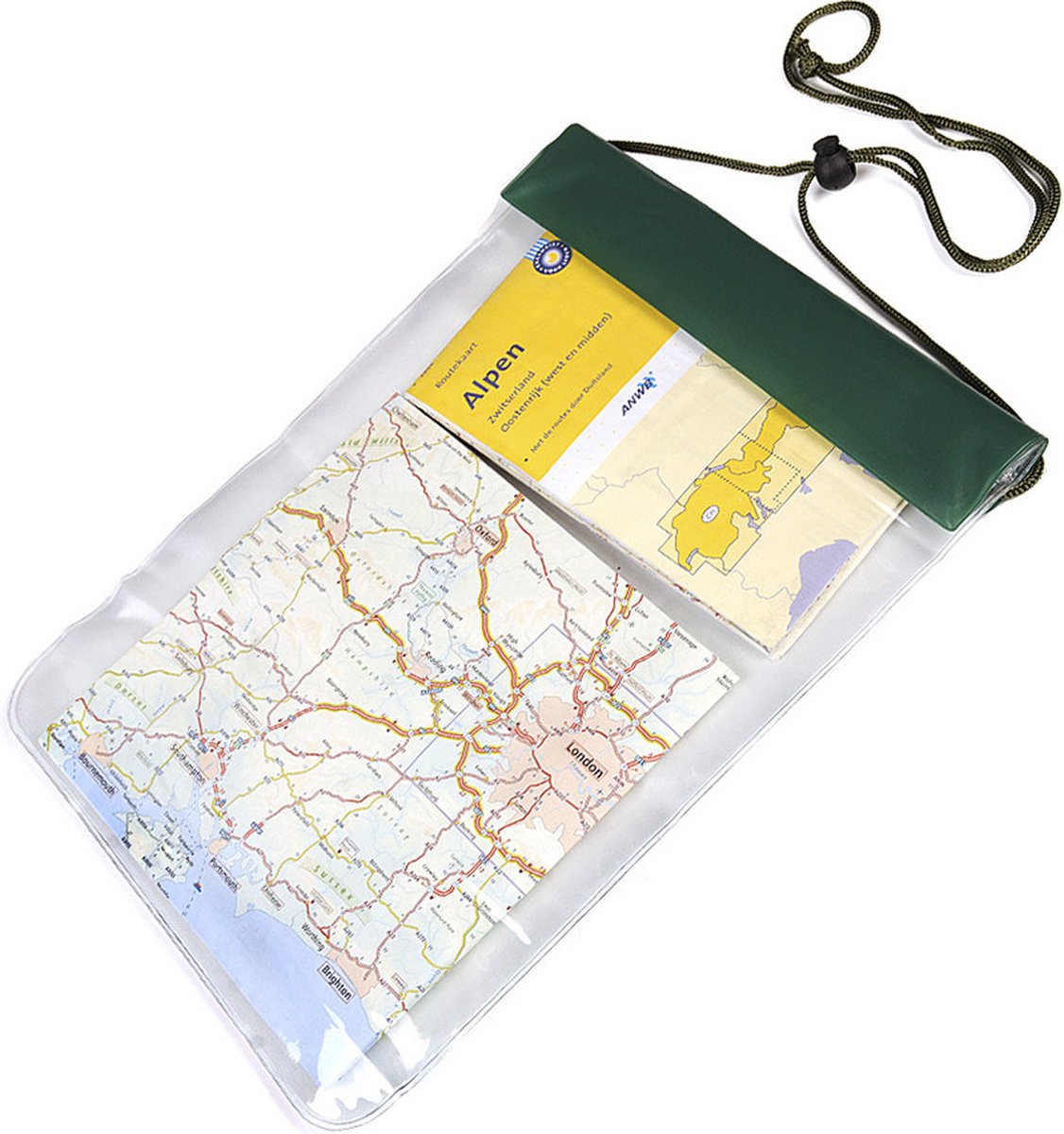 Waterdichte tas - PVC - 40 x 26,5 cm - met koord - waterproof reisaccessoire