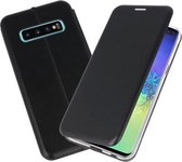 Bestcases Hoesje Slim Folio Telefoonhoesje Samsung Galaxy S10 Plus - Zwart