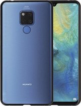 Magnetic Back Cover voor Huawei Mate 20 X Zwart - Transparant