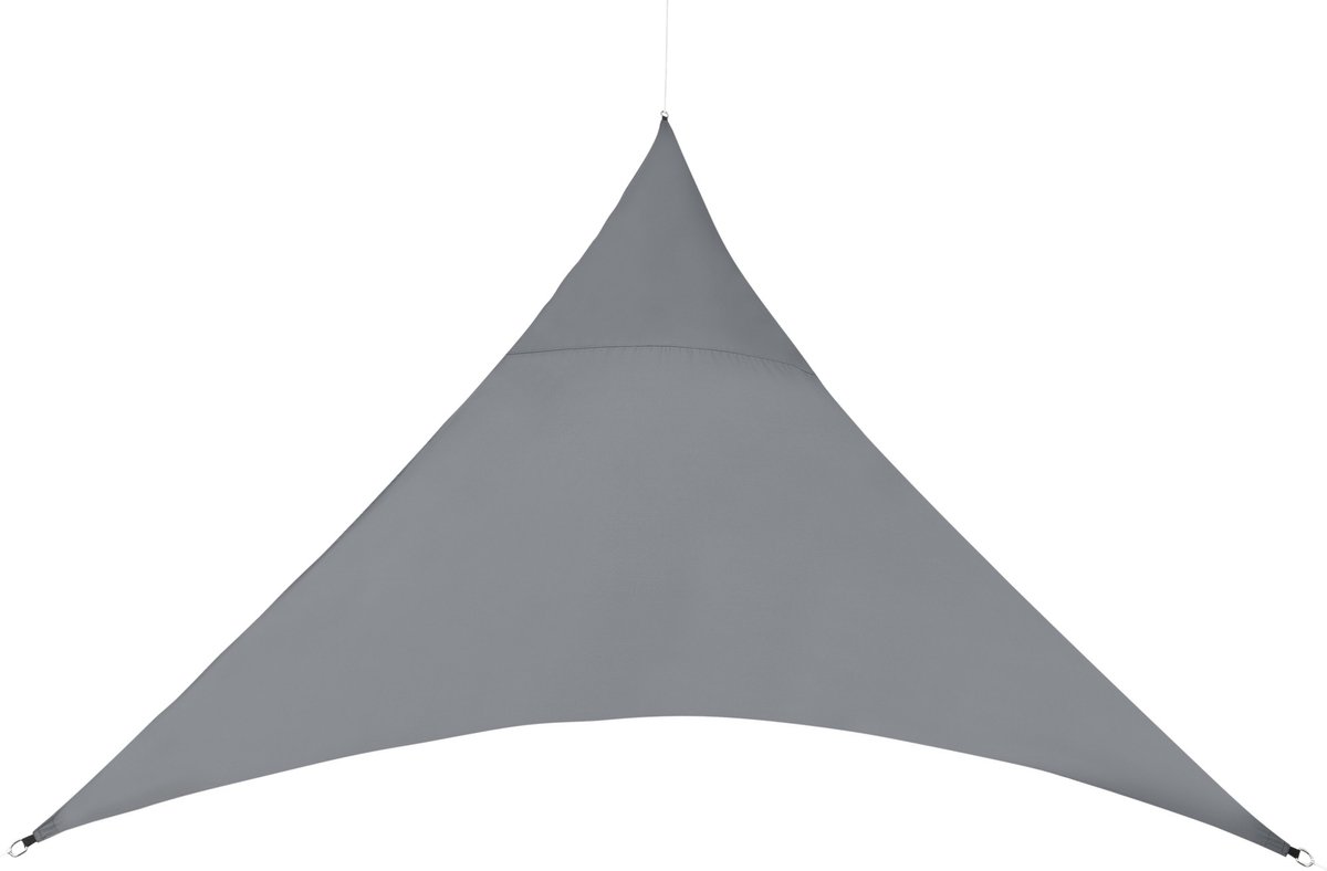 Zonnezeil Millie - Waterafstotende Driehoek - 3x3x3 m - Donkergrijs - UV Bescherming
