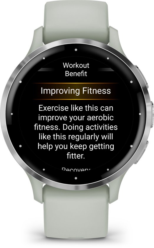 Garmin Venu 3s - Smartwatch - AMOLED-Scherm - 41mm - Sage Grey
