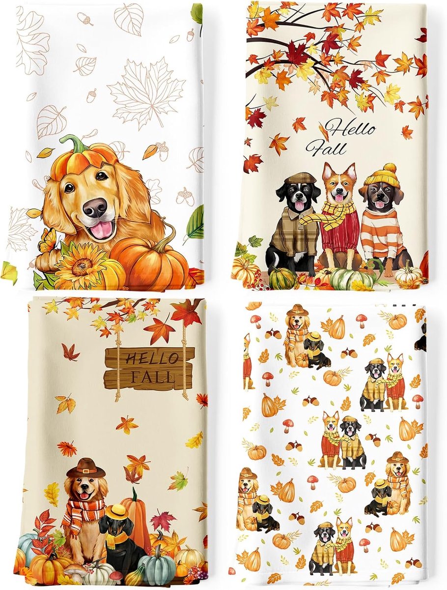 Theedoeken, katoenen keukenhanddoek 18,9 x 69,8 cm, sneldrogende vaatdoek voor feest, jubileum, vakantie, decoratie, housewarming geschenken