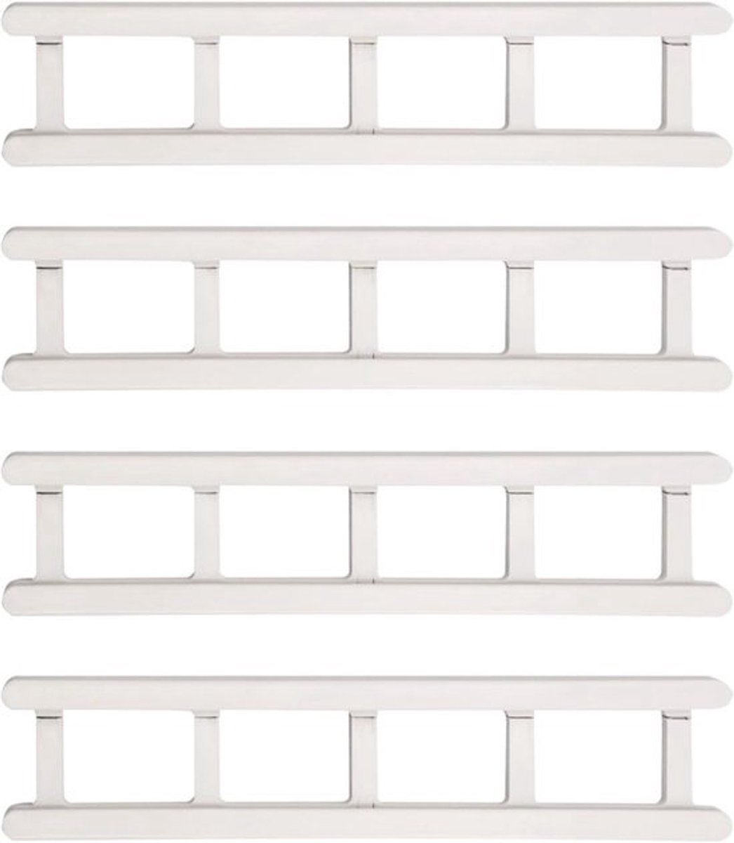 Koffiecapsulehouder - Pad organizer - Keuken organiseren - Verstelbare breedte - 25.5 cm - Wit