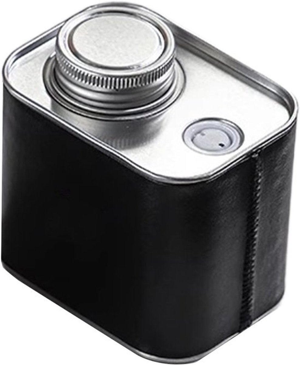 Vacuümcontainer Koffie - Luchtdichte Houder - Bewaren van Aroma - Ontgassingsventiel - 300 ml - Zwart