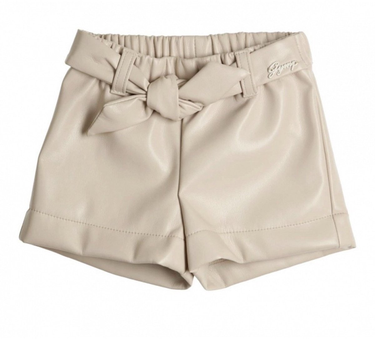 Gymp kort broekje beige