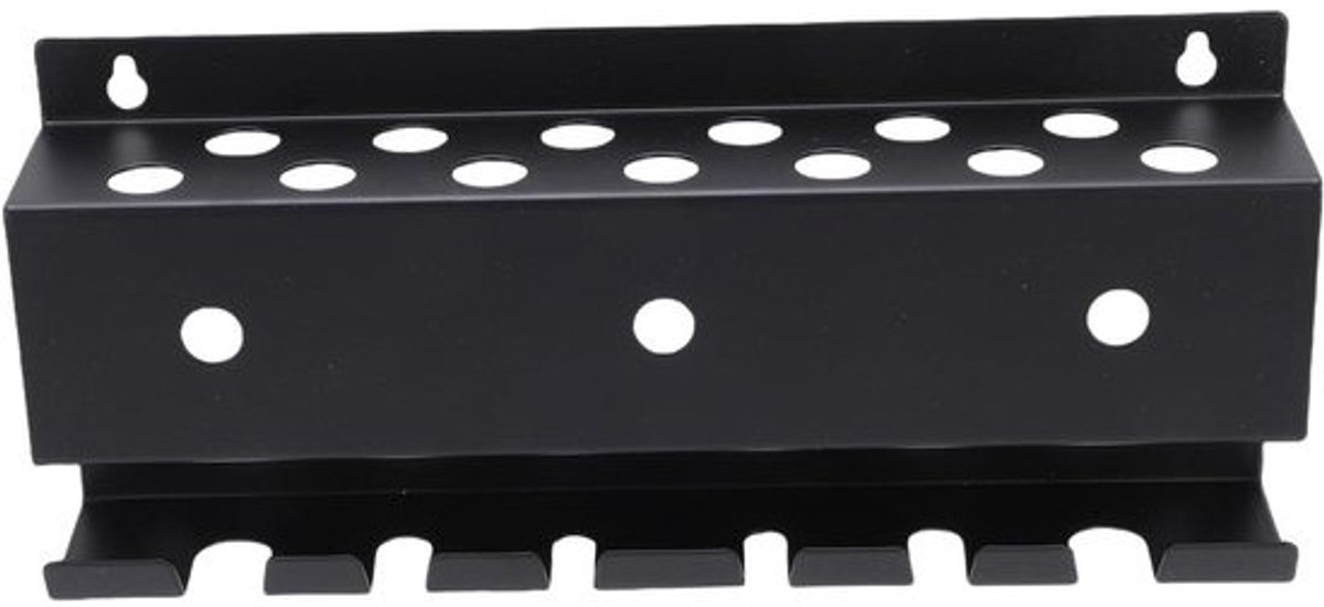 Schuimkanonhouder - Opbergrek Hogedrukreiniger - Garage Opslag - Veelzijdige Opbergruimte - 31 x 13 x 7 cm - Zwart