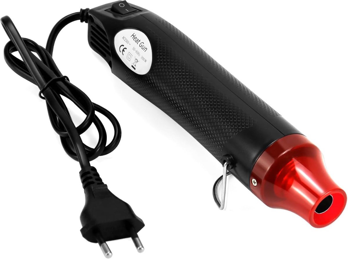 Mini heteluchtpistool 220V 300W, draagbare heteluchtdroger, voor krimpkous, embossing, drogen van verf, papier