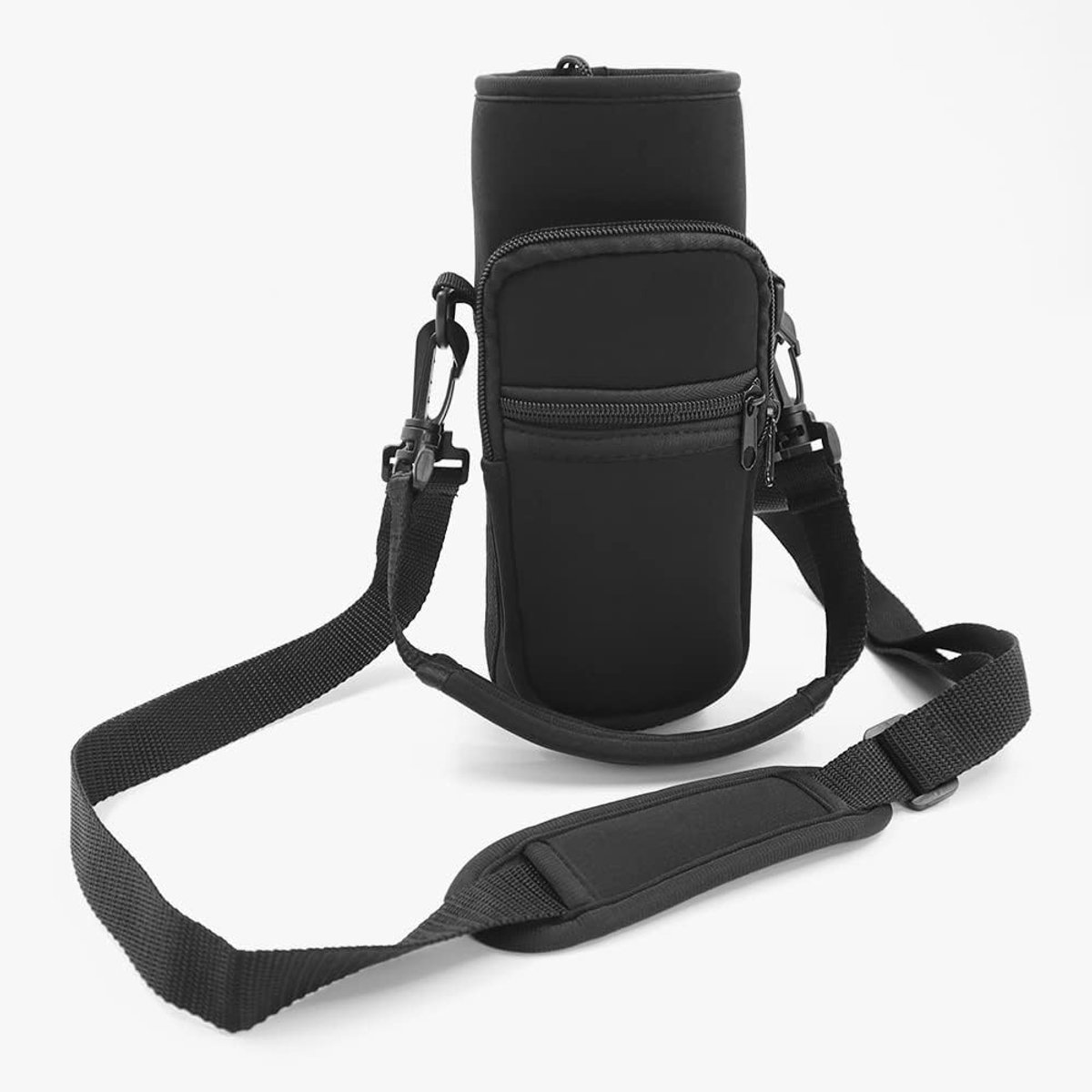 Sport Waterfles Waterkoker Draagtas met Verstelbare Schouderband Tactische Militaire Water Flessenhouder Pouch, Water Bottle Carrier, Sport Water Bottle Sling Case Holder Sleeve Pouch