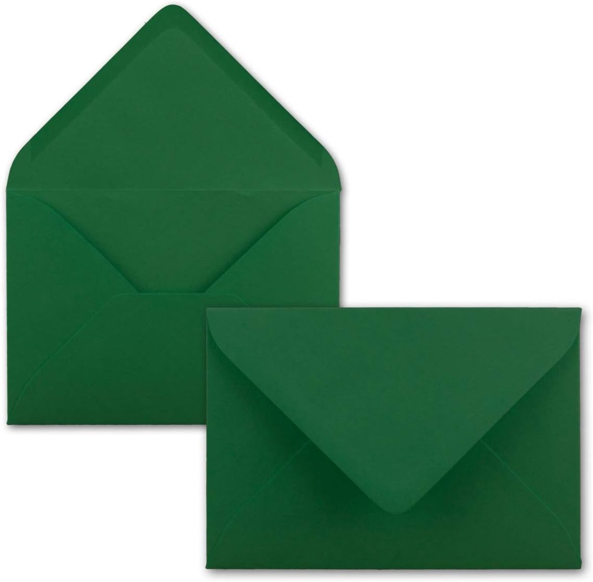 Kleurvrije C6 Enveloppen, 162 x 114 mm, zelfklevend 25 Umschläge 23-Dunkelgrün