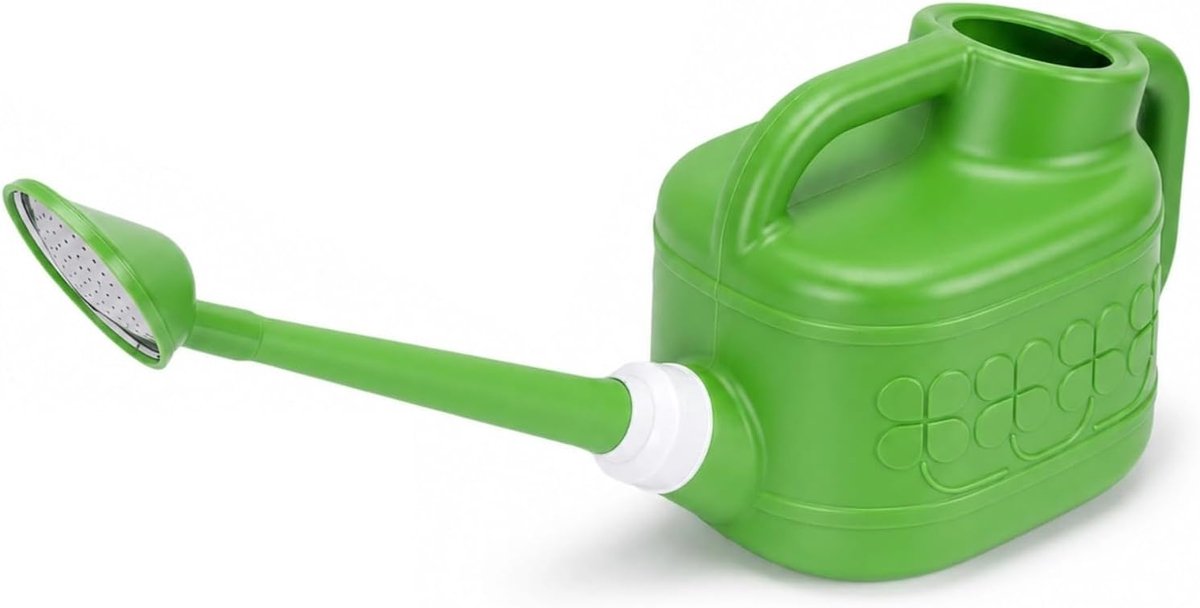 Plantengieter met Roestvrijstalen Douchekop, Lange Uitloop voor binnen- en Buitenplanten, Grote Capaciteit Gieter voor Tuinkasbloemen, Gemaakt van PE, PP (6L)