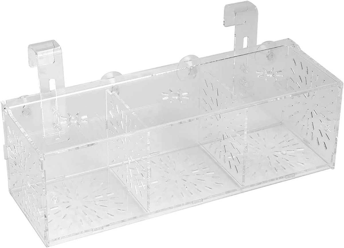 Dailygoods- Viskweekdoos Acryl - Aquarium Houder - Kweker Quarantaine - Isolatiebox - Transparant Ontwerp - 30CM x 10CM x 10CM