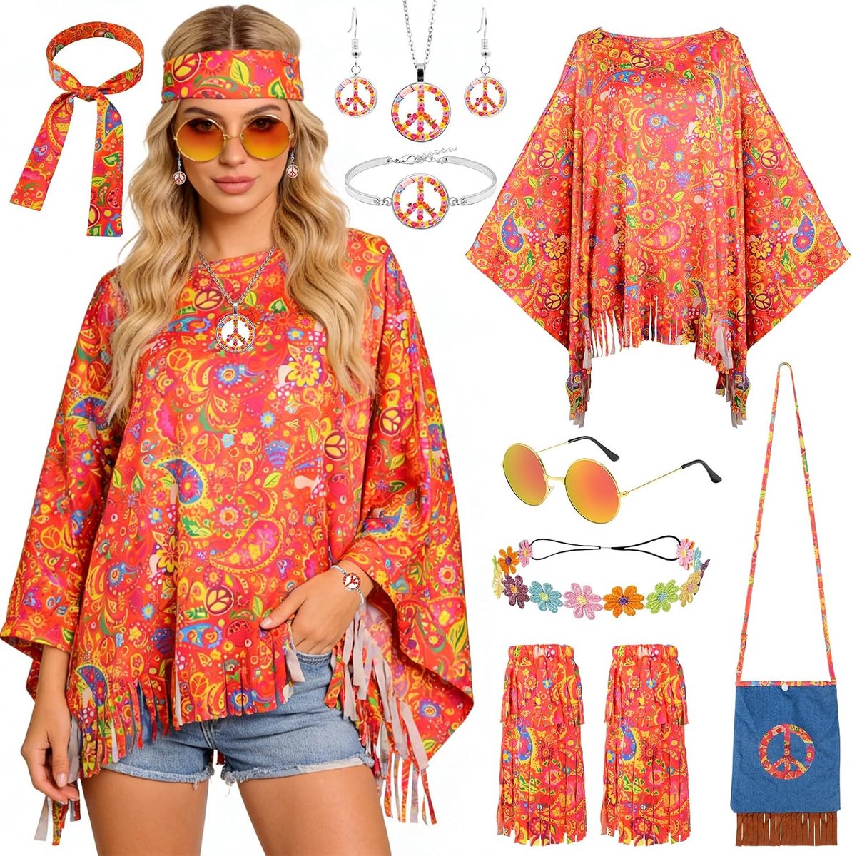 70s cape voor dames