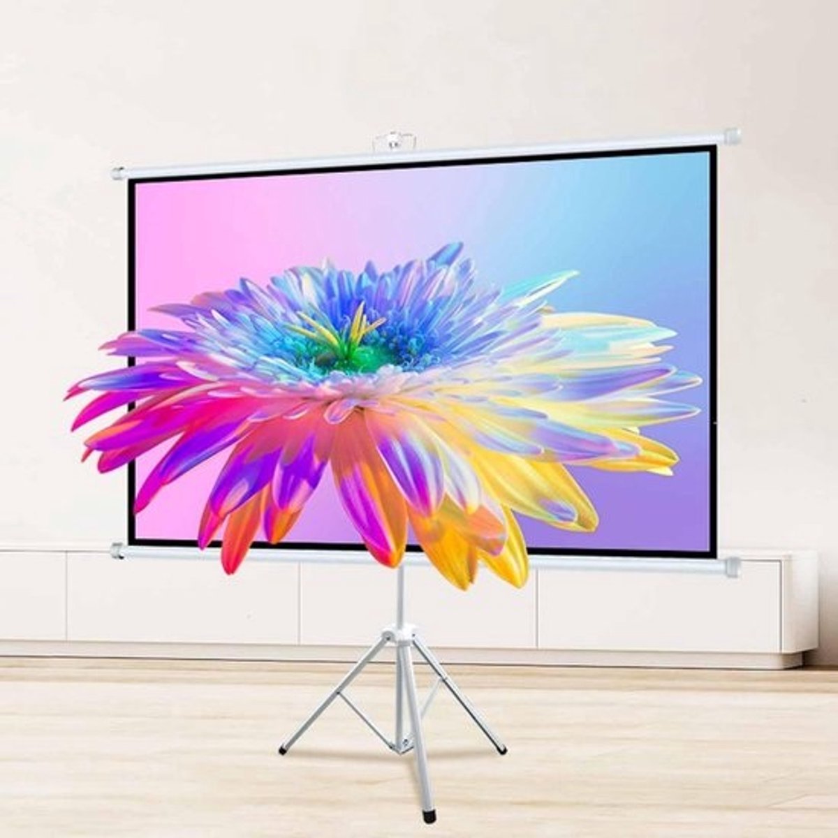 Filmscherm - Projectiescherm - Thuisbioscoop - Anti-kreuk - 40 inch - Wit