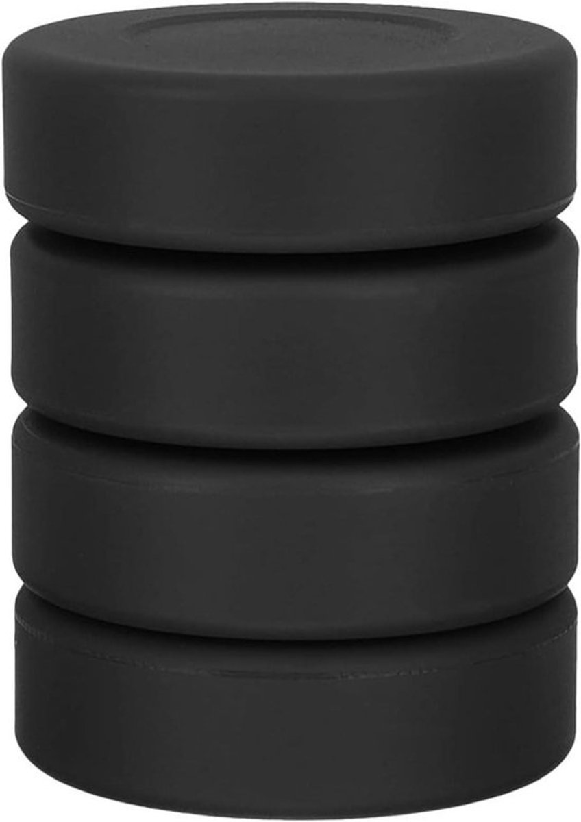IJshockeypucks - Oefenschijven Training - IJshockey Trainen - Hoge Hardheid Duurzaam - 7 x 2 cm - Zwart