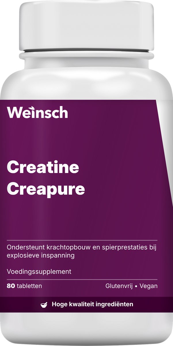 Weinsch Creatine Creapure | 1550mg | 80 tabletten