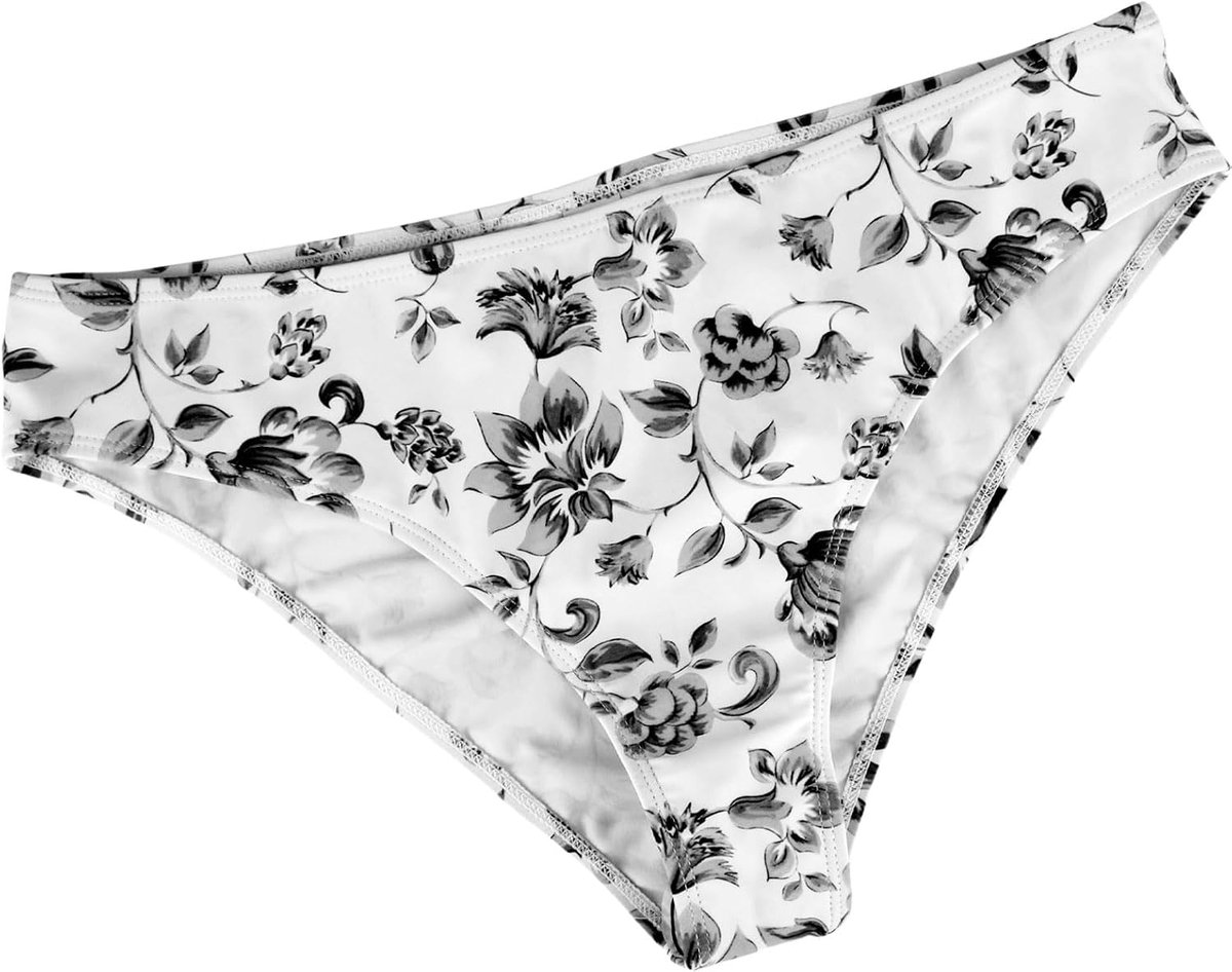 Bikiniset voor dames, bloemenpatroon, bikinitop, triangelbroekje en cover-up, 3-delige bikiniset voor strand, zwembad en vakantie