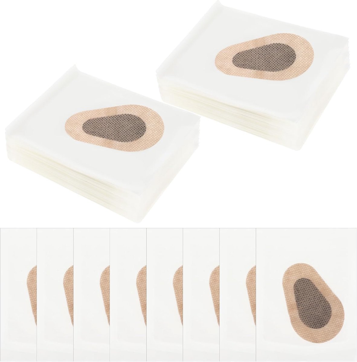 Dailygoods- Ooglapjes 40 Stuks - Zelfklevend - Wegwerp - Lichtblokkerend - Voor Kinderen/Volwassenen - Veilig en Vriendelijk - Oogpatches