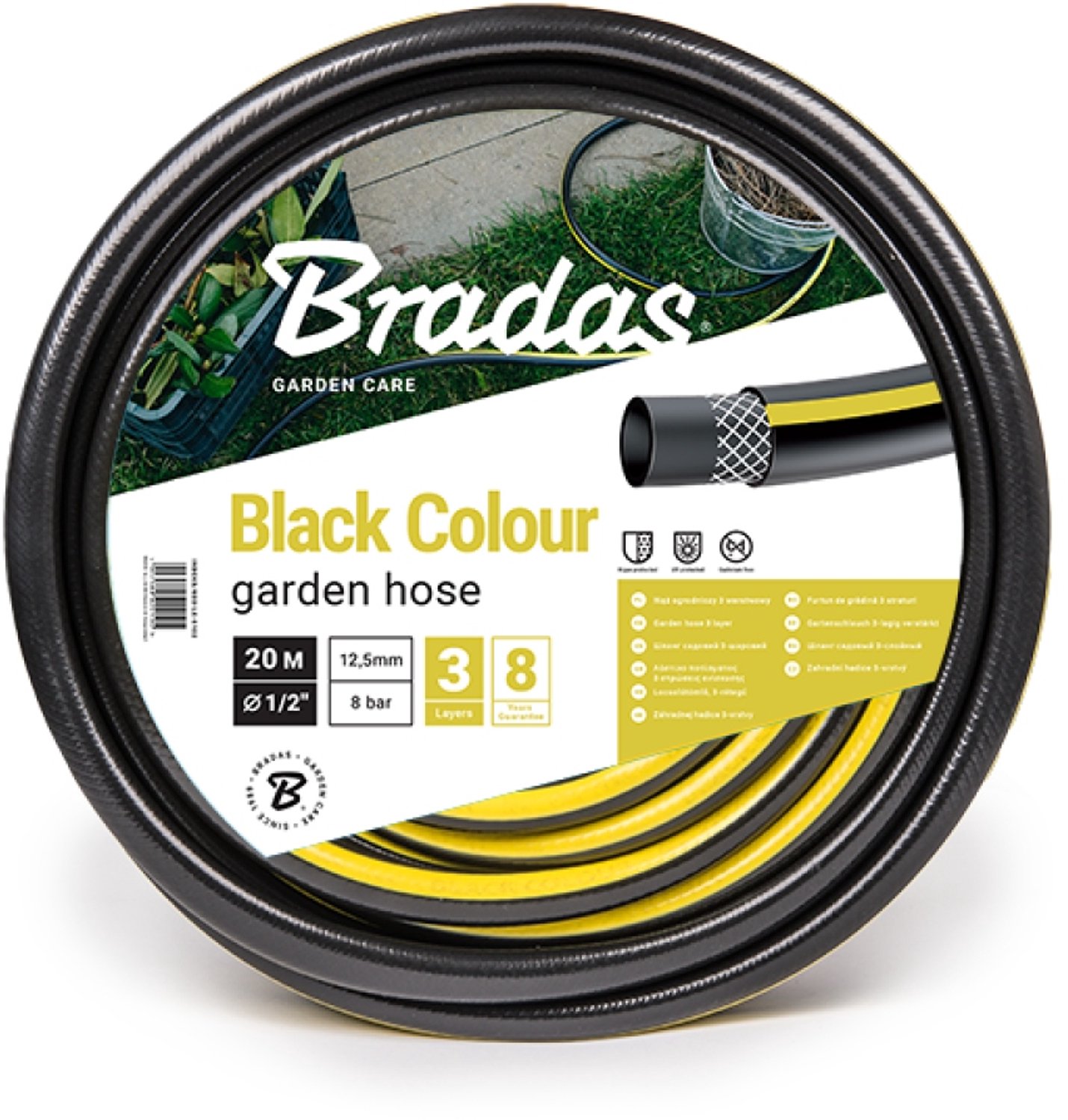 Zwarte Tuinslang BLACK COLOUR 3/4" - 25m