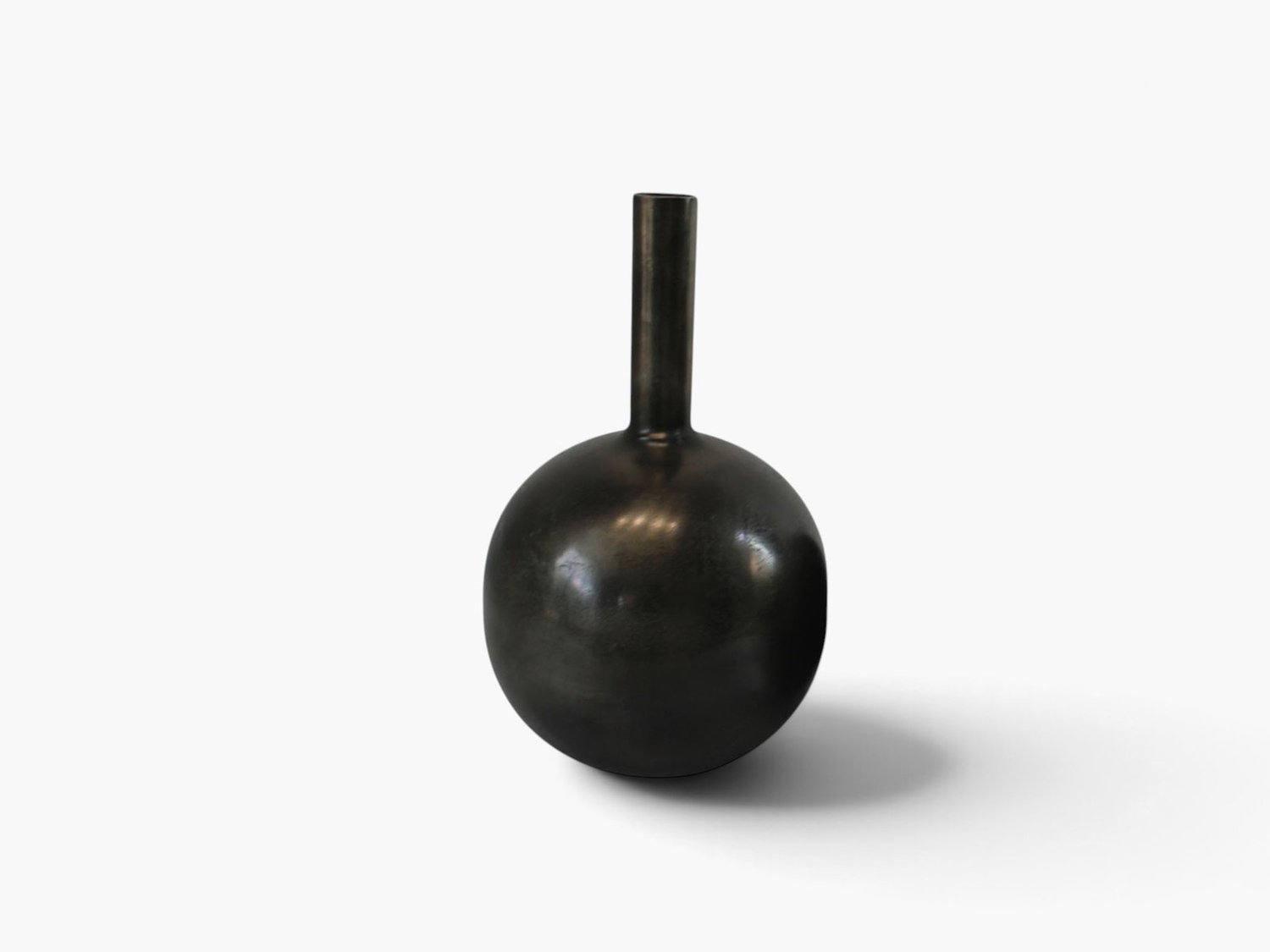 Vase ball Aluminium Raw ASB S 30x50cm Buitengewoon de Boet