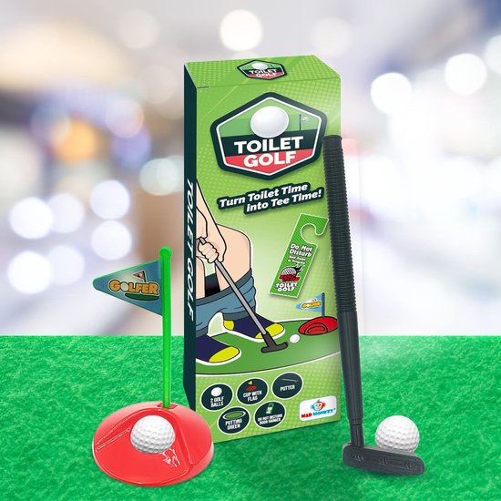 SnelShoppen - Loo Home Golf Set Mini Golf Game Silent Room - Inclusief Golf Clubs, Golf Ballen, Putting Mat, Perfect voor Thuis en Cadeau voor Golf Li van Snelshoppen — afbeelding 5