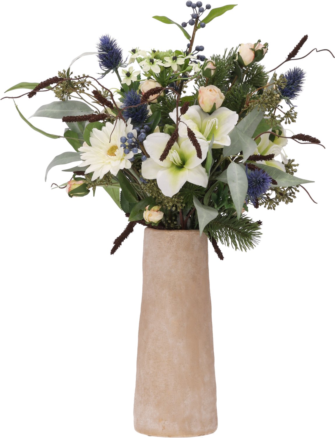 maxifleur Kunstplanten Winterboeket kunstbloemen Caro Engelberg 70cm Meerkleurig